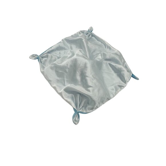 Pro Goleem Dinosaur Lovey No Tag Security Blanket Knotted Ends Blue Orange Satin - Picture 7 of 7